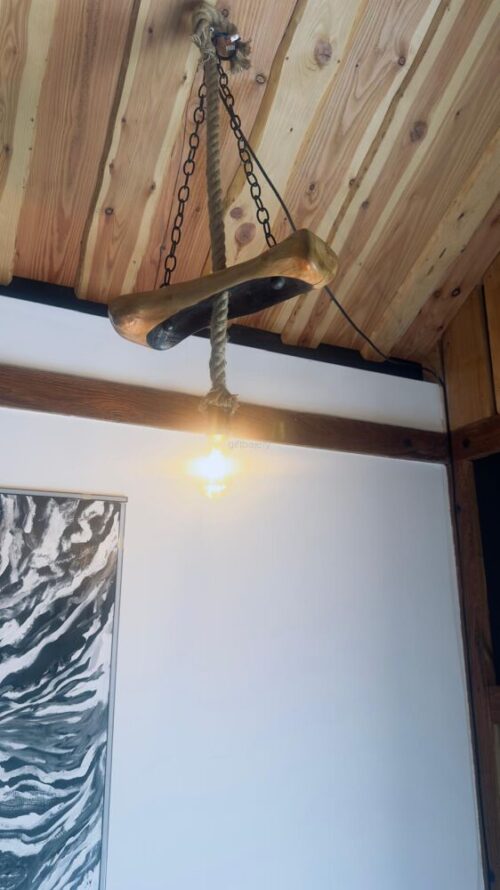 Lampa wisząca rustykalna 1 żarówka